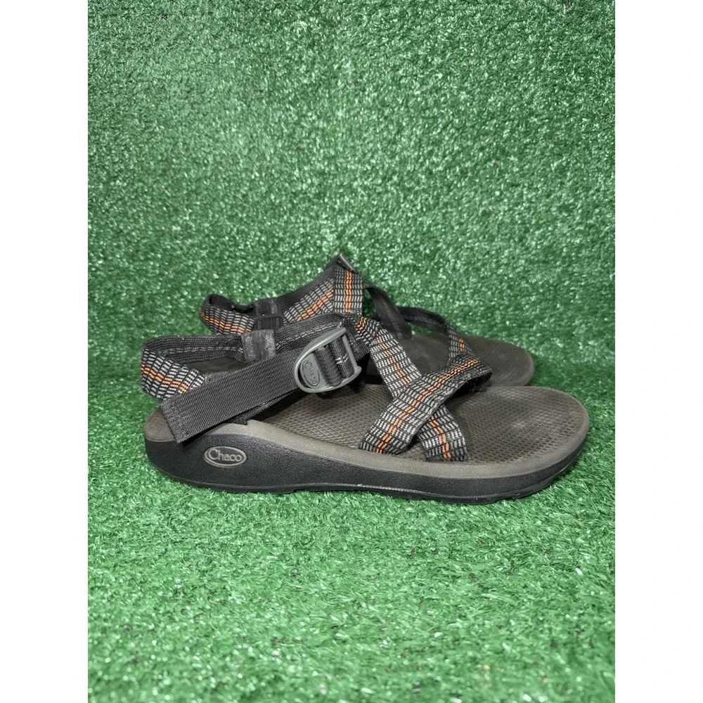 Chaco Mens Size 12 Z Cloud Classic Strappy Loop Outdoor Hiking Sandals Red Grey